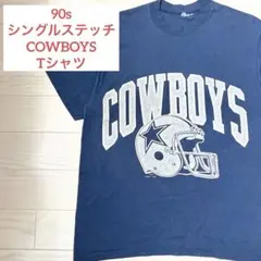 LOGO7 NFL COWBOYS シングルステッチ ヴィンテージ Tシャツ L