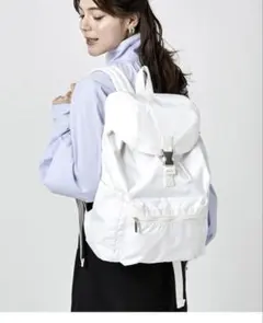 レスポートサック×神崎恵 限定品バックパック リュック ホワイトのサムネイル