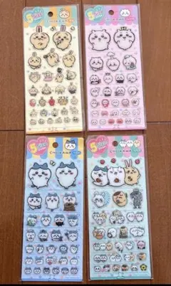 ちいかわ　シール　セット　韓国　限定　ハチワレ 5サイズステッカー　うさぎ