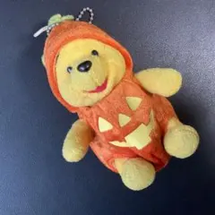 Disney くまのプーさん ハロウィン パンプキン ぬいぐるみ マスコット　③