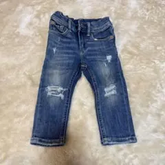 GAP ダメージデニムパンツ ダークブルー