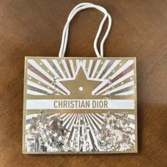 CHRISTIAN DIOR ショップ袋 ゴールド