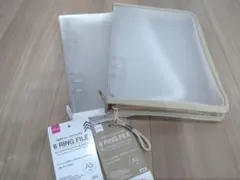 DAISO(ダイソー) 6リングファイル ジッパー付 A5サイズ
