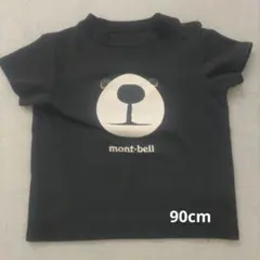 mont-bell クマ顔プリント Tシャツ 90cm
