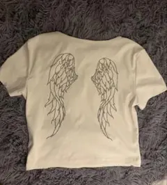 【即購入⭕️】ラインストーン Tシャツ 半袖 天使の羽 Y2K