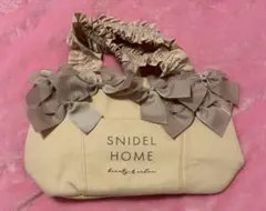 SNIDEL HOME リボン付きトートバッグ