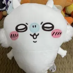 ちいかわ　ももんが かわいいホワイトビッグぬいぐるみ