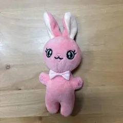 ウサギ型ぬいぐるみ キーホルダー付き