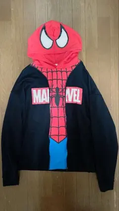 【レア古着】 スパイダーマンパーカー USJ スパイダーマン・ザ・ライド グッズのサムネイル