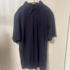 【Lサイズ】メンズ　ユニクロ　ネイビー　ポロシャツ