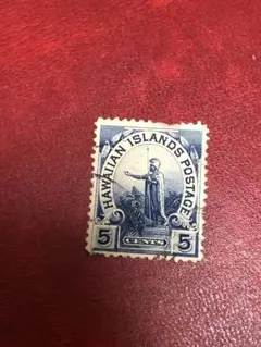 外国切手ハワイ 古切手 Provisional Gov't 1882加刷　未使用 海外使用済み切手(07151565)