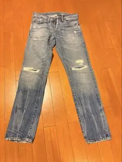 HYSTERIC GLAMOUR ダメージ加工 デニム B
