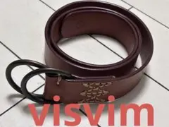 小物 visvim DOUBLE RING BELT BROWN 34 2026年最新】visvim メンズ ベルトの人気アイテム - メルカリ