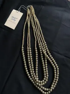 Margaux Vintage アクリルパール ロングネックレス - メルカリ