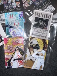 わ*♪様 ワンピース アクリルブロック & ステッカーセット