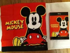 ミッキーマウス・ミニーマウス タオル２枚セット　(第一生命•非売品)