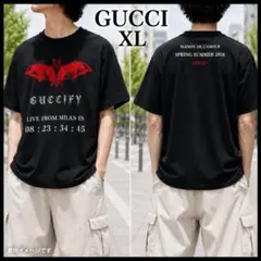 17　【希少XL】GUCCI 18SS GUCCIFY BAT Tシャツ 黒のサムネイル