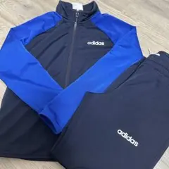 adidas ジャージ 上下セット 青紺