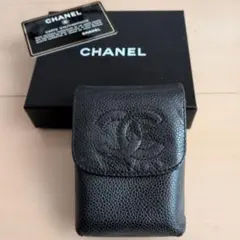 CHANEL シュガレットケース　キャビアスキン