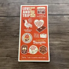 トラベラーズノートLOVE AND TRIP 2025 下敷き　レギュラーのサムネイル