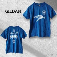 ❤１点限り❤ GILDAN ブルー半袖 Tシャツ トップス キッズ レディースのサムネイル