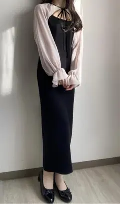 ☆GRL☆人気！ボレロつきニットワンピ☆大人かわいい☆