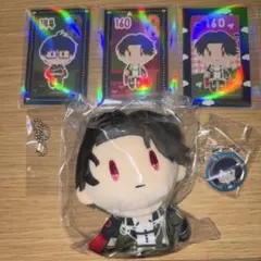 刀剣乱舞　御伴散歩くじ　豊前江フィンガーパペット　松井江クリアバッジ　江派くじ券