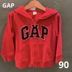 キッズ GAP パーカー3歳用 レッド 95 アメカジ