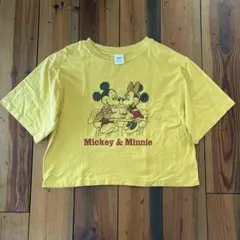 Disney MOUSSY ミッキー＆ミニー Tシャツ イエローのサムネイル