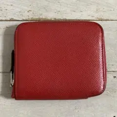 HERMES エルメス コンパクト財布 ミニウォレット レッド色のサムネイル
