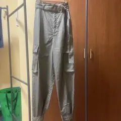 B:MING by BEAMS ベルト付き カーゴパンツ オリーブ カーキ