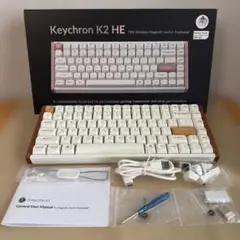 Keychron K2 HE 75% ワイヤレスキーボード White JIS - メルカリ