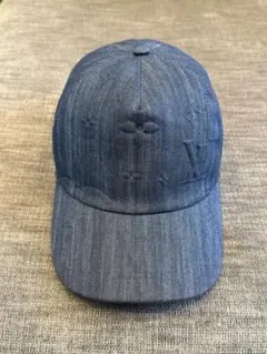【未使用品】LOUISVUITTON モノグラム デニム シンプル キャップ