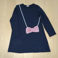 any FAM ワンピース風 トレーナー 140 紺色