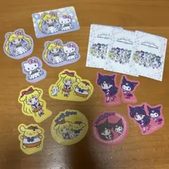 セーラームーン×サンリオ ダイカットステッカー セレニティ マーズ ヴィーナス