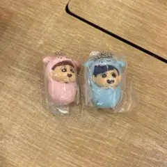 クレヨンしんちゃん　ガチャガチャ　ネネちゃん　風間くん　おくるみbabyスイング