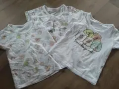 すみっコぐらし シャツ肌着 3枚セット半袖100(90)cm