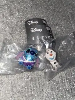 オラフ スティッチ　まちぼうけ カプセルトイ　ディズニー