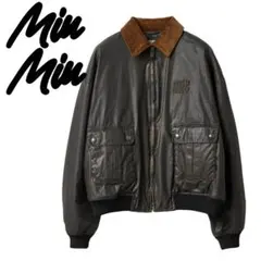 【定価59.4万】miumiu レジン仕上げ ポプリン ボンバージャケットのサムネイル