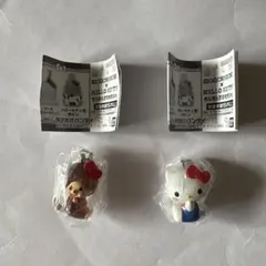 モンチッチ ハローキティ めじるしアクセサリー 2点セット①