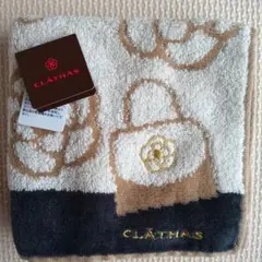 新品 CLATHAS カメリア柄 タオルハンカチ