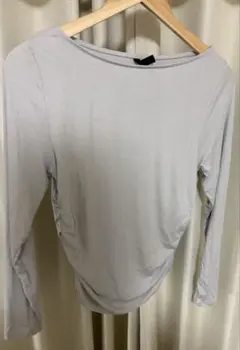 H&M グレー 長袖カットソー ピチT 韓国