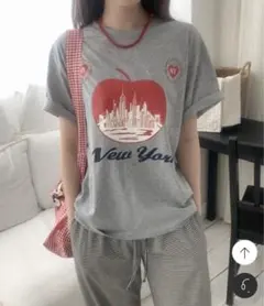 コットンプリント半袖Tシャツ nugu CALL MY NAME