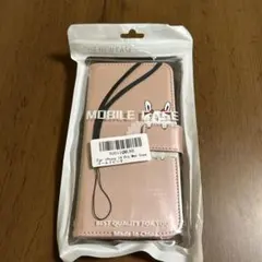 iPhone 14用ピンク手帳型ケース