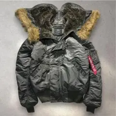 【極美品】ALPHA N-2B フライトジャケット 短丈 Y2K　Mサイズ