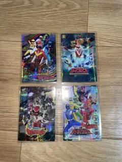 イタジャガ　スーパー戦隊シリーズ50周年記念カードコレクション　4枚セット