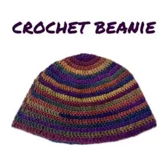 ハンドメイド クラッシャーハット バケットハット ビーニー