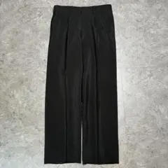 て*ー様 50s レーヨン 極太 スラックス 襤褸 雰囲気 ドレープ ワイド