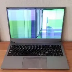 ［ジャンク］ノートパソコン 液晶割れ＆ヒンジ破損