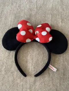 ミニーマウス ♡カチューシャ 赤水玉 【おまとめ割あり♪コメントください】